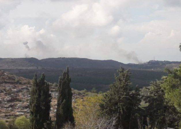 Israeli army conducts strikes on Hezbollah positions near Alma Ash Shaab, Southern Lebanon