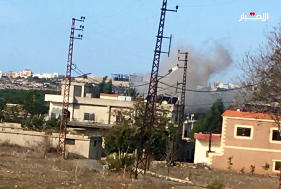 Renewed Israeli army artillery and air strikes in Rmeich, Tayr Harfa, Jabayen, Dhayra