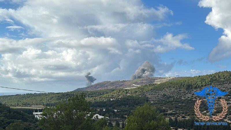Israeli airstrikes are reported in southern Lebanon, near the Lebanese town of Naqoura. The strikes come as rocket sirens sound in the northern Israeli community of Rosh Hanikra, some four kilometers south of Naqoura.