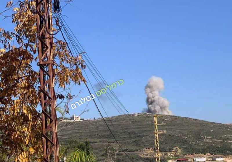 Israeli army strikes between Jibchit and Harouf (near Nabatiyeh)