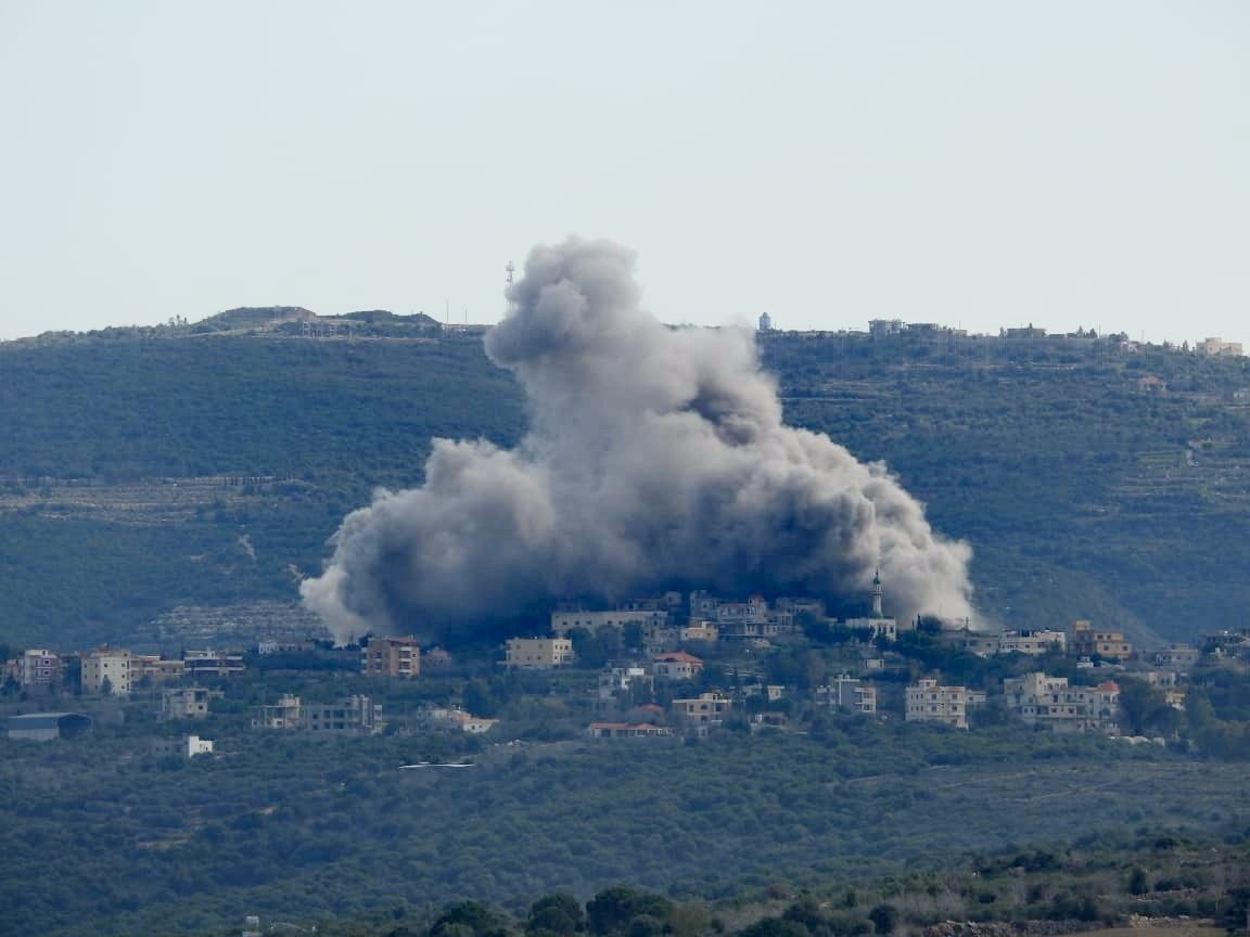 Israeli warplanes launched two missile raids targeting the towns of Shihin and Tayr Harfa