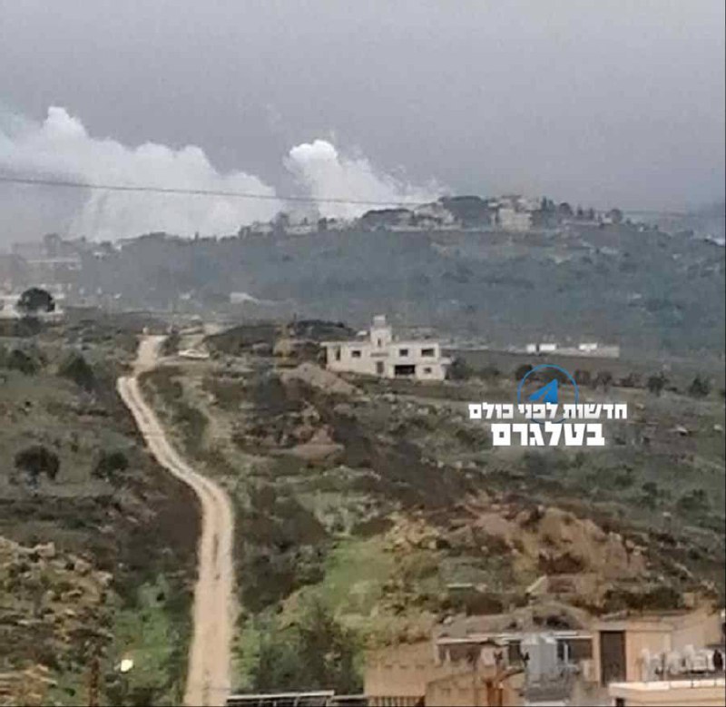 Israeli army artillery towards Addaiseh and Kafrkila