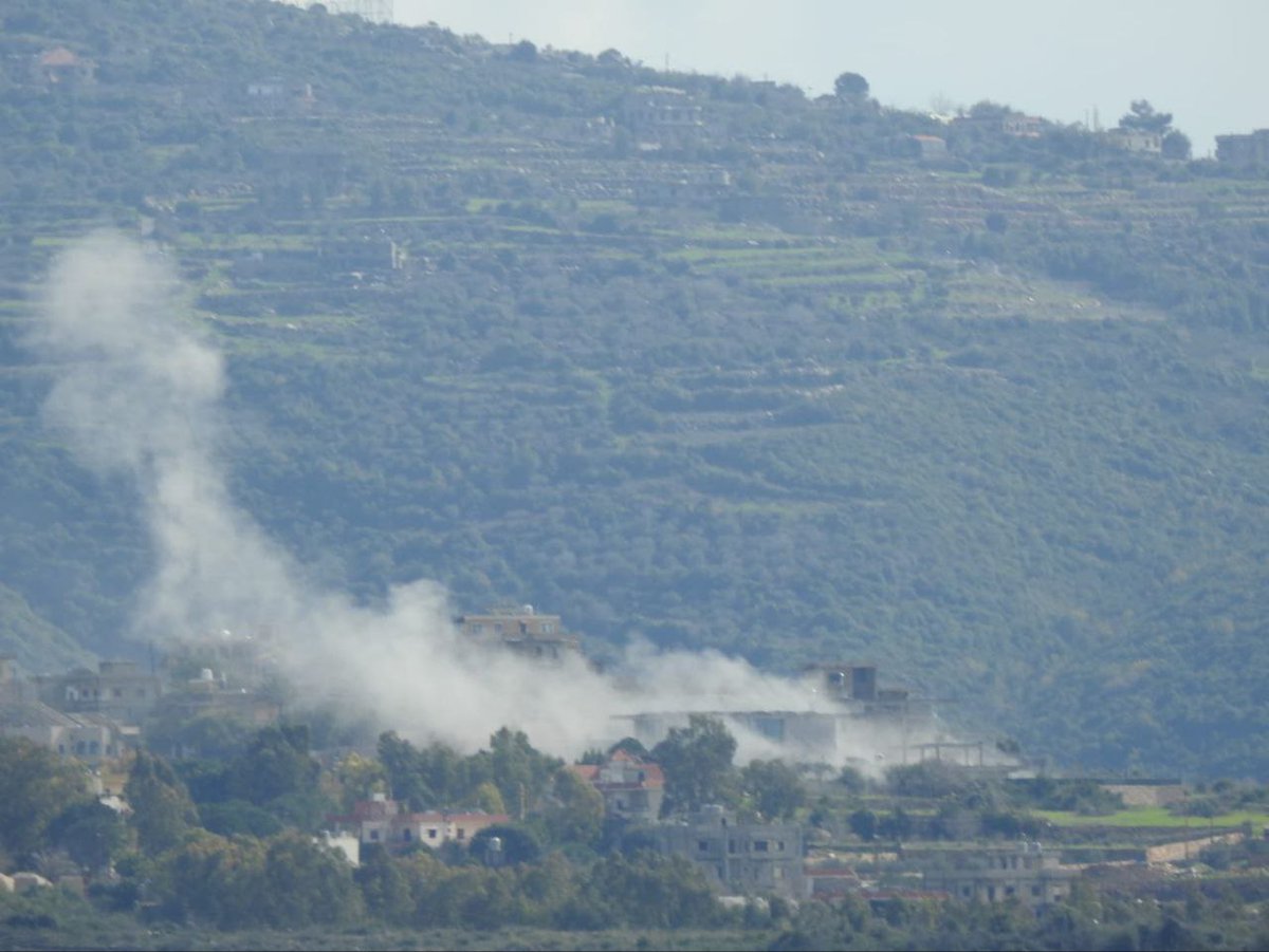 Artillery targets Shihin and Yaroun in southern Lebanon