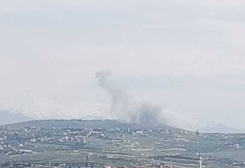 Also Israeli army air strikes in Addaiseh, Maroun A Ras and Khiam