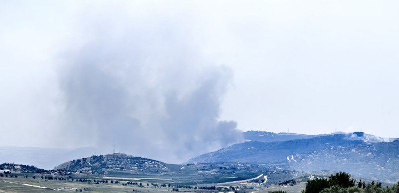 Massive fires are still raging in the forests of the Kafr Ladi settlement