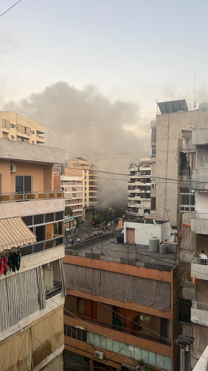 Zusätzliches Bild des mutmaßlichen israelischen Angriffs im Süden Beiruts