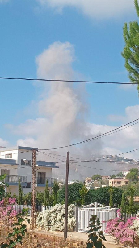 İsrail ordusunun Aytarun'a hava saldırısı