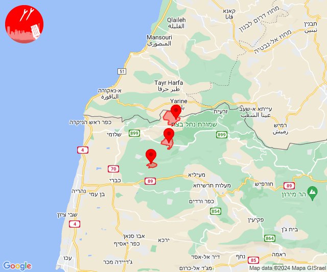 Alertas de mísseis no norte de Israel