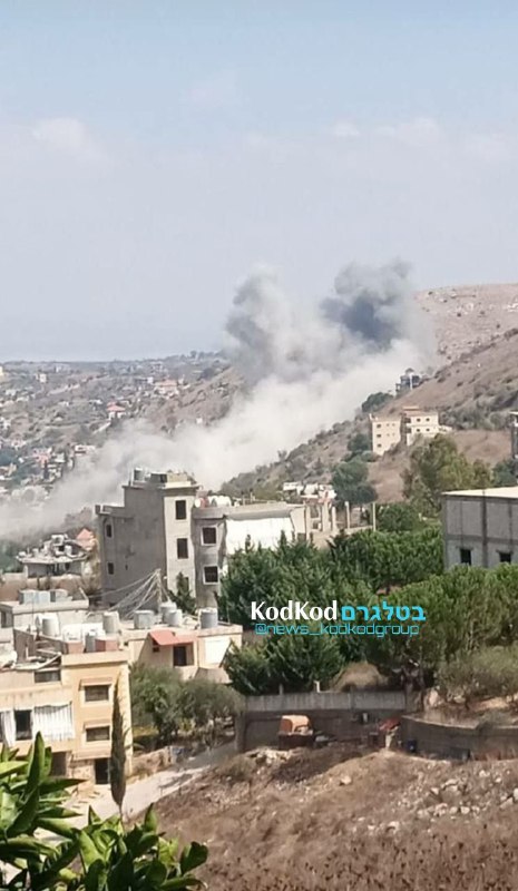 Israeli strike was reported in the town of Aitaron, southern Lebanon