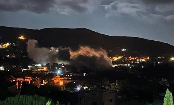 Israelischer Militärangriff auf die Stadt Aitaroun