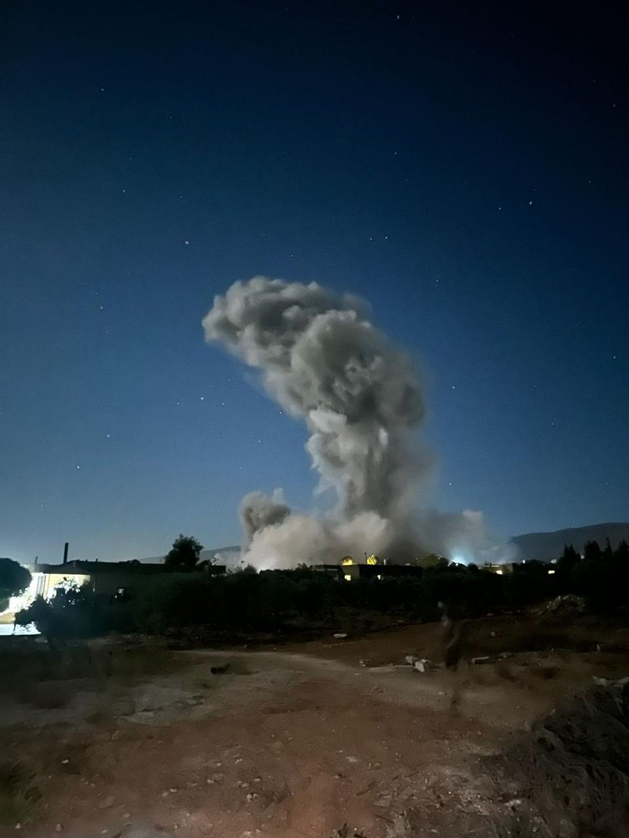 Ein israelischer Angriff zielte auf die Stadt Hawsh al-Sayyid Ali in der Bekaa