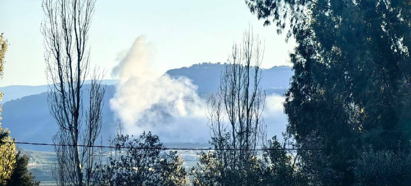 Luchtaanval van het Israëlische leger in Kafrkila