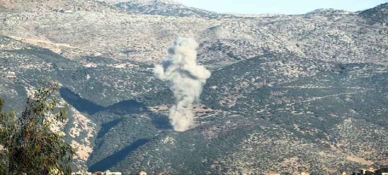 Israeli army air strike near Addaiseh