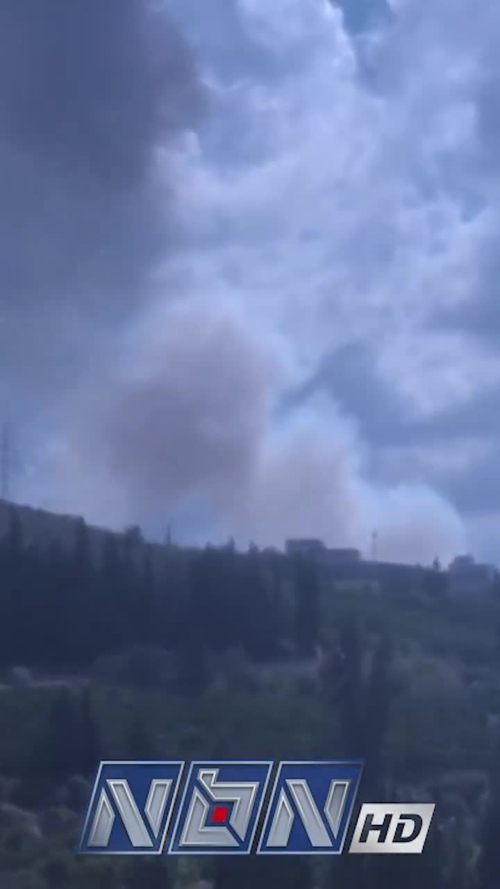 De Israëlische aanval op de stad Al-Bissariya, in het zuiden van Libanon, kort geleden