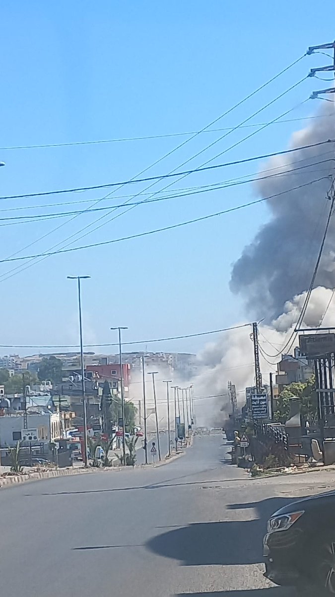 O ataque teve como alvo a estrada principal entre Zefta e Nabatieh, no sul do Líbano