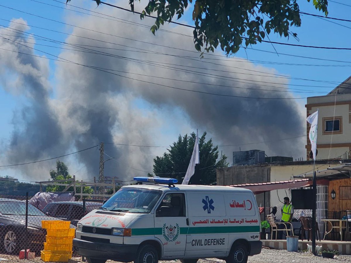 Izraelski nalot na miasto Marroub w południowym Libanie