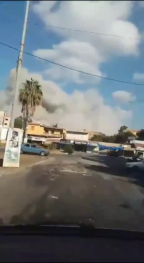 Ataques violentos em Tiro, bombardeios em massa