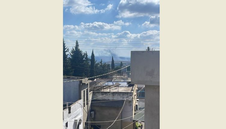 An airstrike targeted a house in the center of the town of Aba - Nabatieh