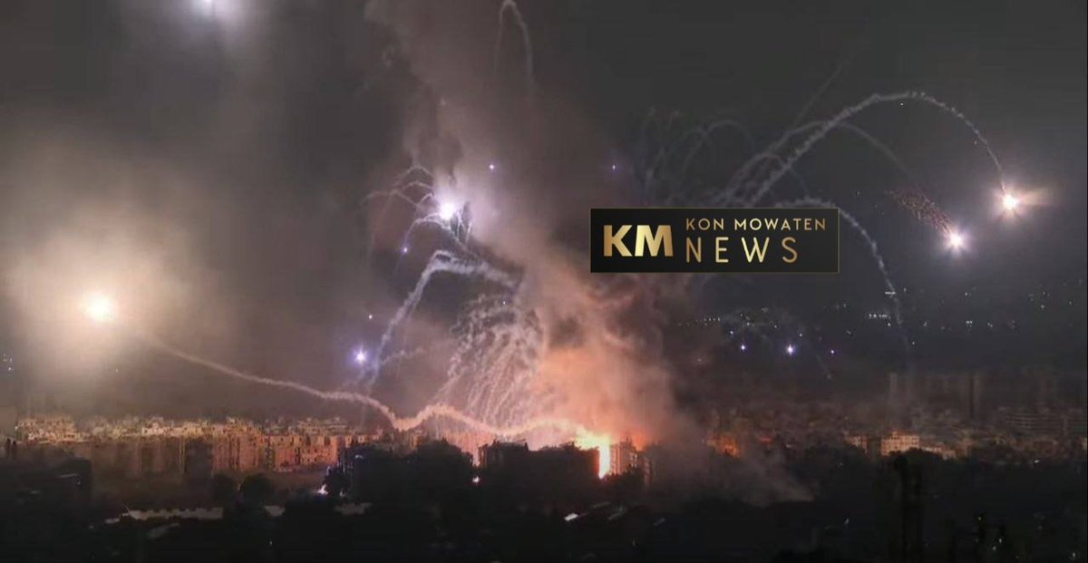 Explosion of the ammunition depot in southern Beirut