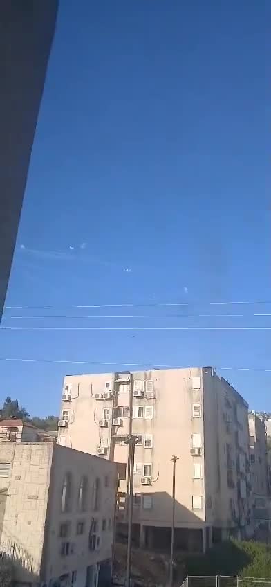 Rockets interceptions over Zfat