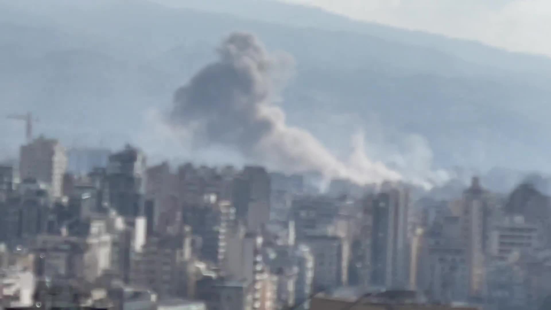 Une autre frappe aérienne puissante a touché la banlieue sud de Beyrouth. Une forte explosion a été entendue dans toute la ville