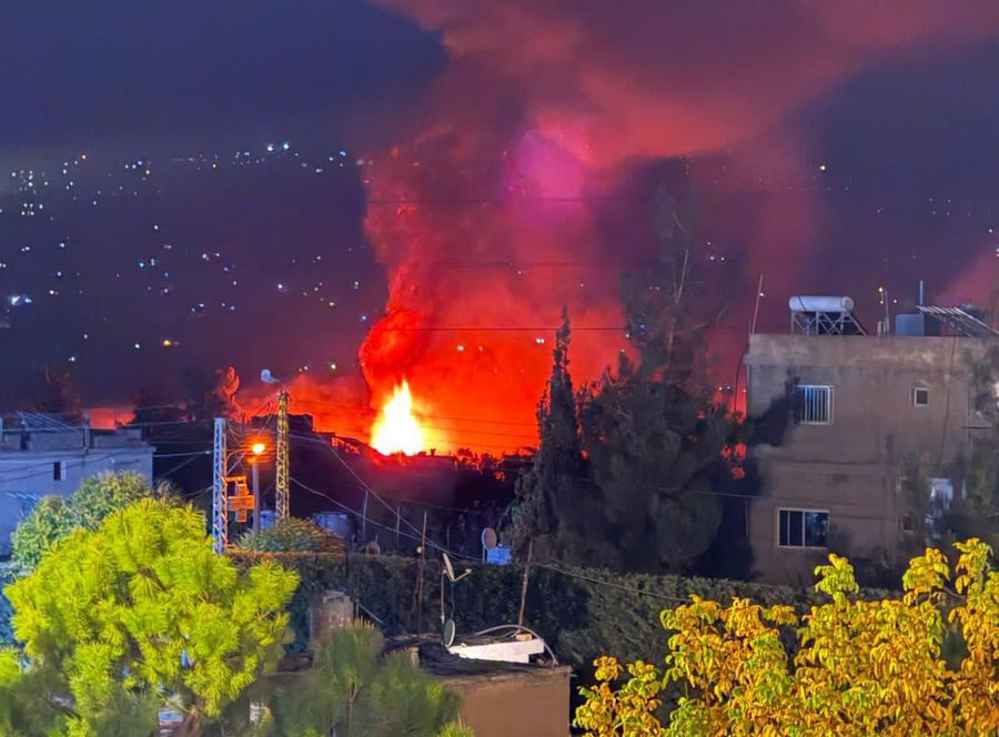 פשיטה ישראלית על העיירה טאלבאיה במחוז זאהלה בבקעה