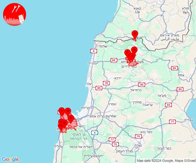 Foguetes foram disparados contra Haifa e Maalot Tarshina