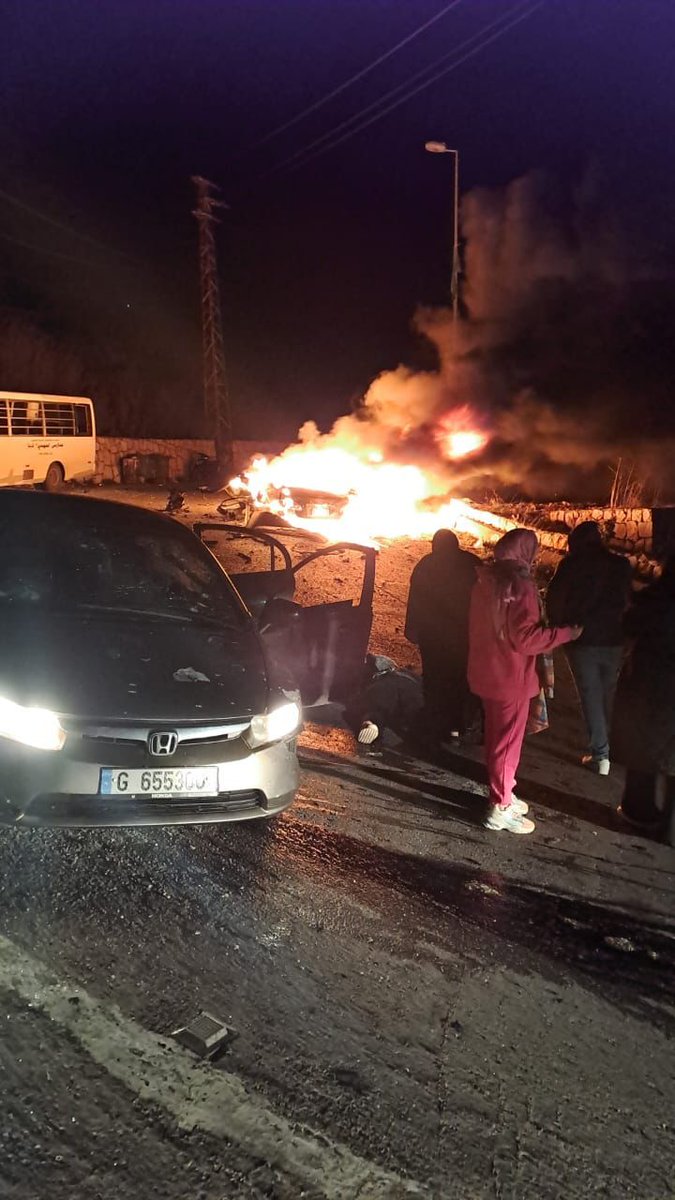 Lebanese media report an Israeli drone strike on a car near the town of Jarjouaa, in the Nabatieh District.  There is no immediate comment from the Israeli army