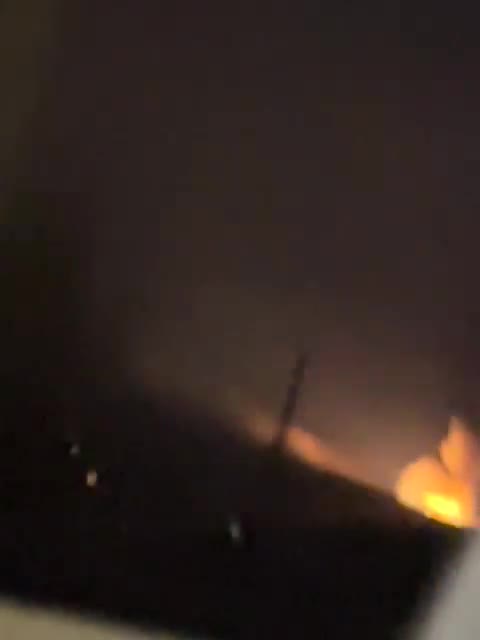 Footage of successive Israeli airstrikes on the Bekaa region in eastern Lebanon, amid explosions and fires in the area