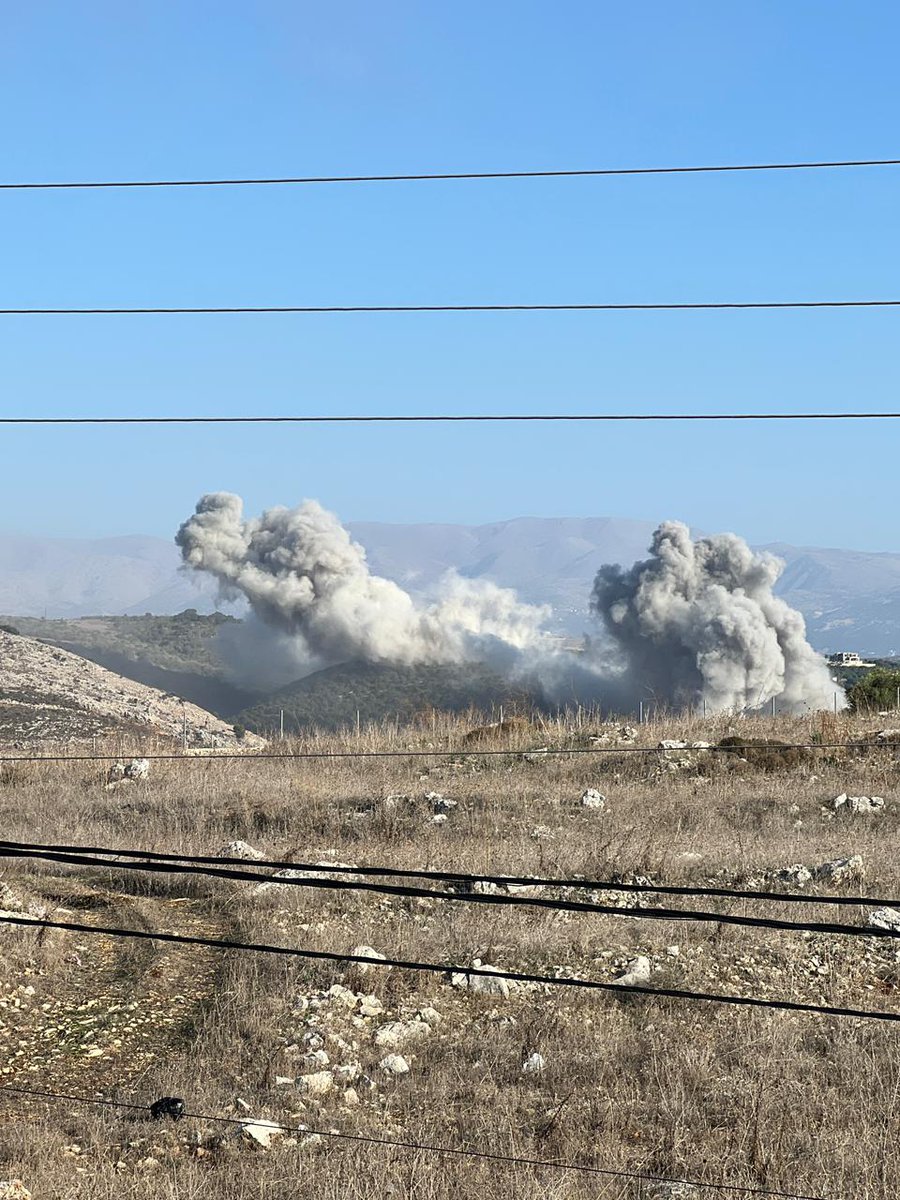 Israeli airstrikes targeted Birkat al-Jabour and Sajd in the heights of Jabal al-Rayhan and the forests of al-Mahmoudiya