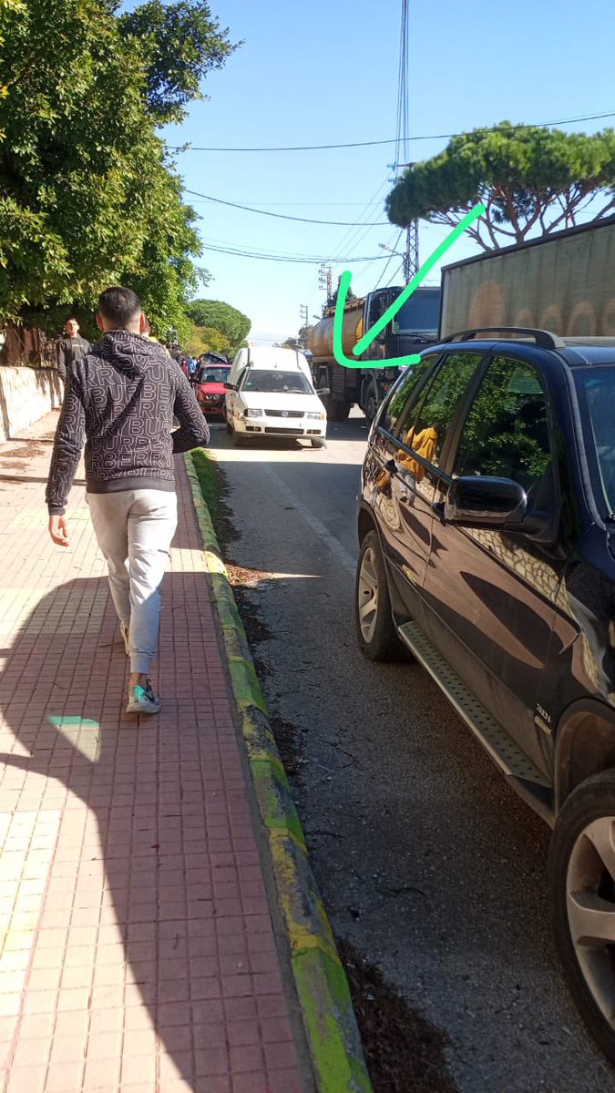 No injuries were reported in the latest raid on the Buraiqa Al-Rabid road; the vehicle was parked on the side of the road.