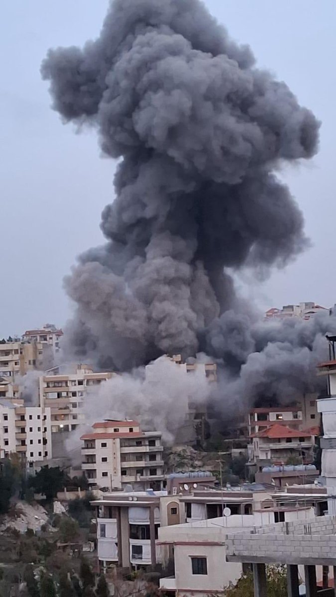 The Israeli army is targeting the threatened building in Qanarit.