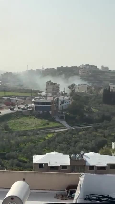Israeli attack on a car near the gas company between the towns of Maaroub and Barish in southern Lebanon