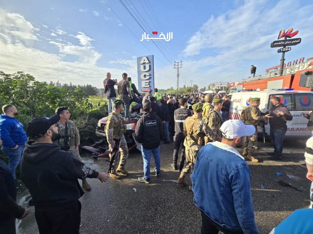 אדם אחד נהרג בתאונה ברכב בצור, לבנון