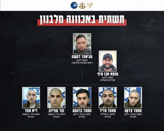 The Shin Bet says it uncovered a terror network operating in the West Bank and directed from Lebanon by operatives linked to Hezbollah and Hamas, which was planning to carry out shooting attacks against Israelis in the northern West Bank. The Shin Bet investigation revealed that the network was operated by a Lebanese terrorist operative named Mujahid Dahsha, who has ties to Hamas and Hezbollah operatives. Dahsha established two cells consisting of five Palestinians from the West Bank to carry out the attacks. Israeli authorities have filed indictments against the five Palestinians