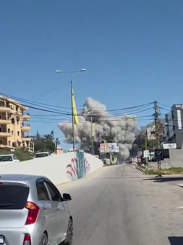 A violent raid on the town of Kafr Ruman in southern Lebanon.