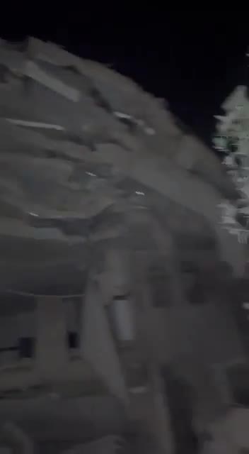 Footage documents the destruction caused by the first Israeli raid at dawn near Sayyed Hadi Highway