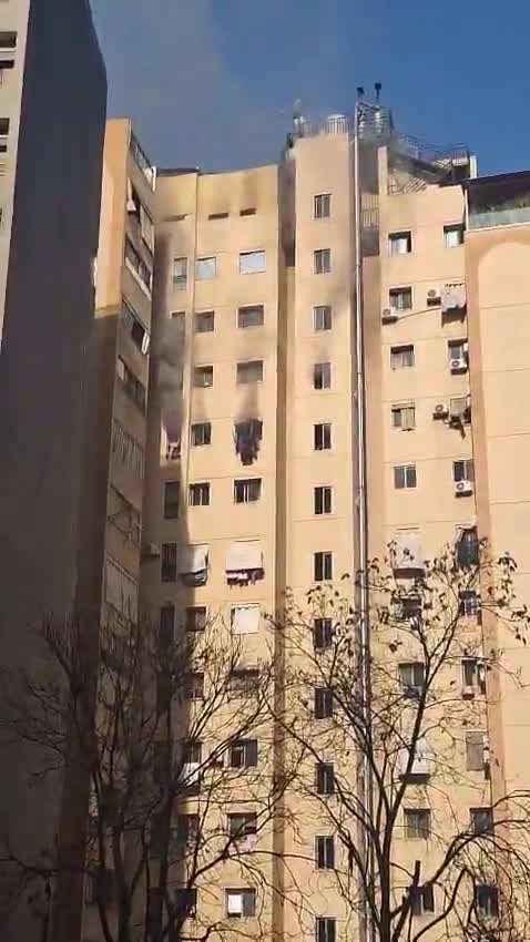 Video: The targeted apartment building in Al-Balat Alley