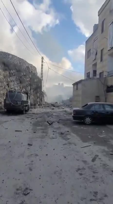 The raid that targeted Safed al-Batikh a short while ago