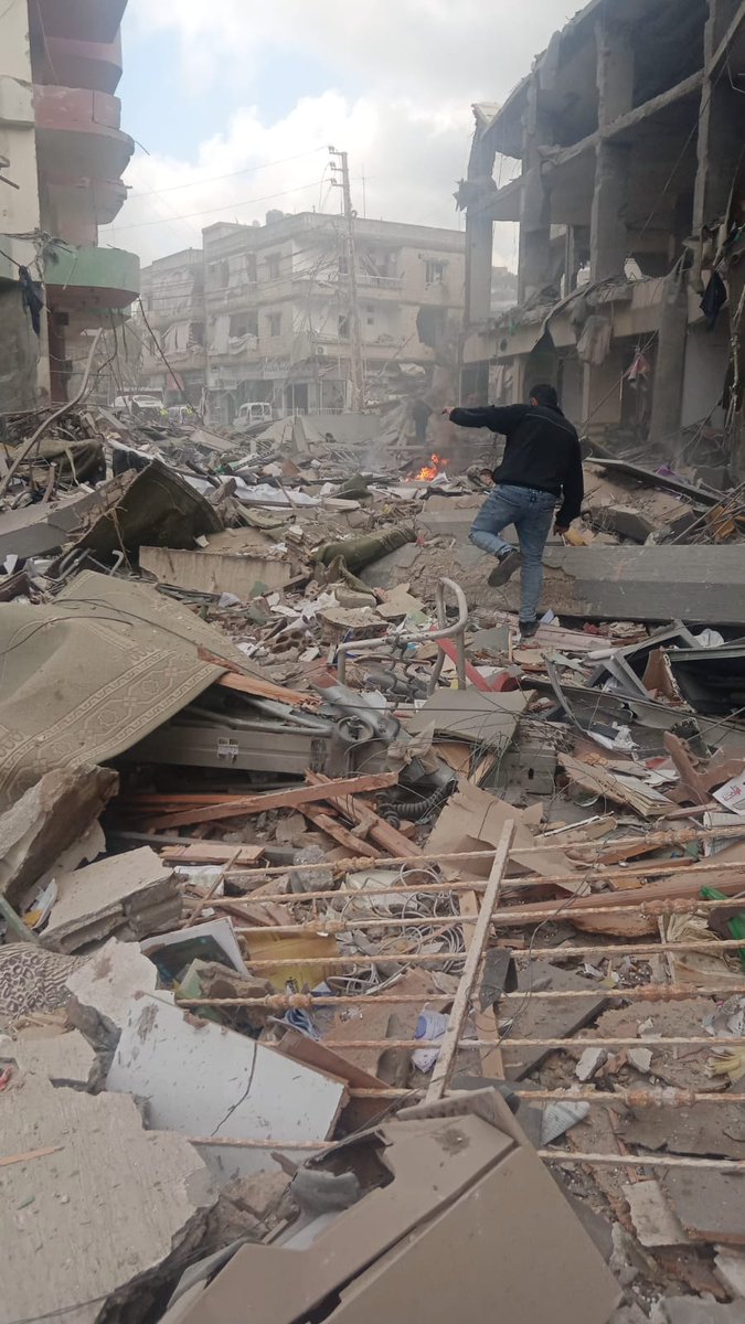 An airstrike targeted a mosque and a shopping center in Jebchit.