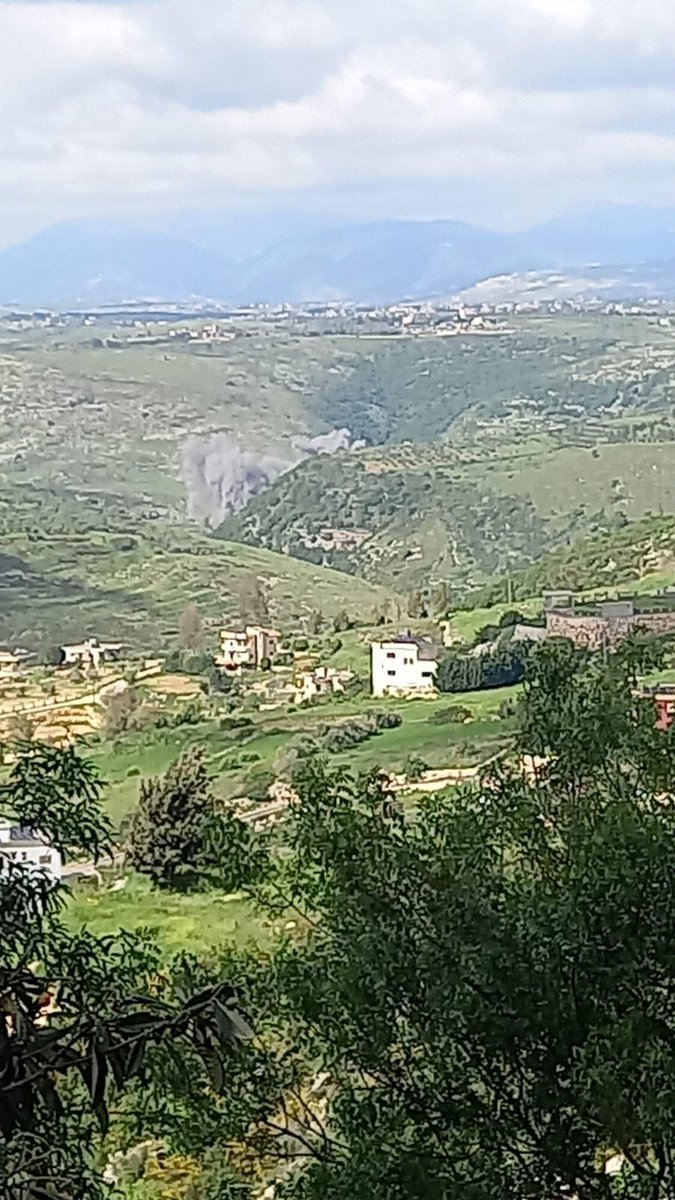 Lebanese media reports an Israeli strike in the Wadi al-Hujair area in southern Lebanon