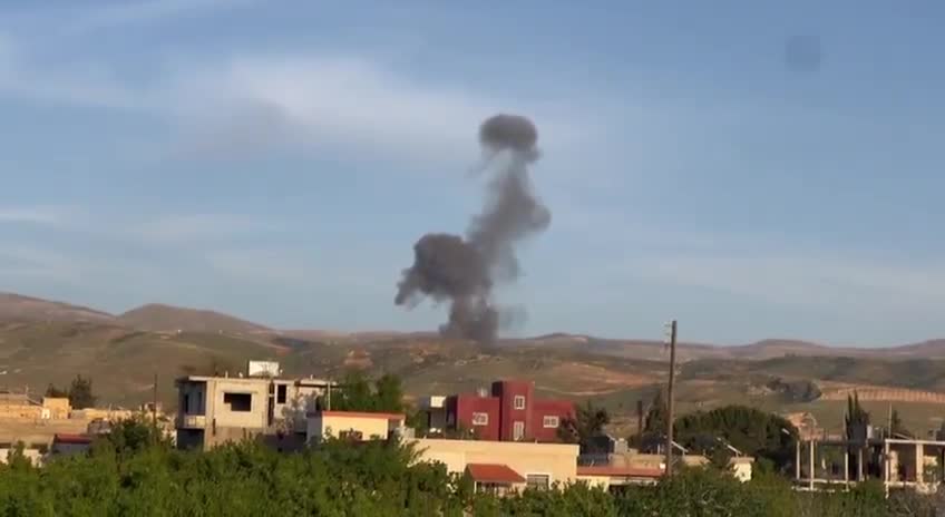 Reports in Lebanon of an Israeli attack east of Baalbek deep in the Lebanon Valley
