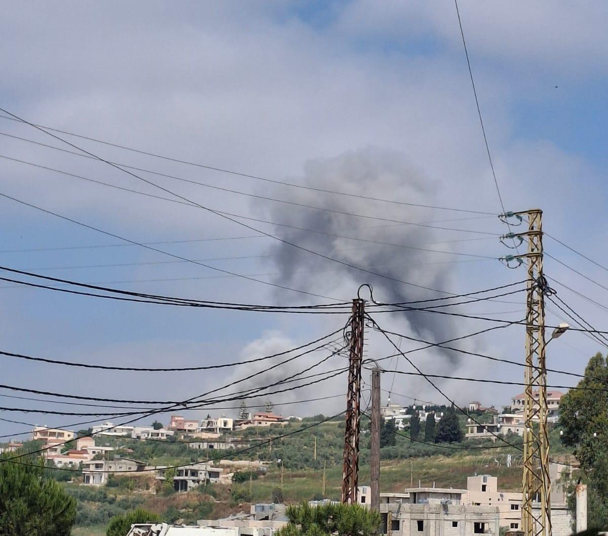 Israelischer Luftangriff zielt auf die Stadt Srifa