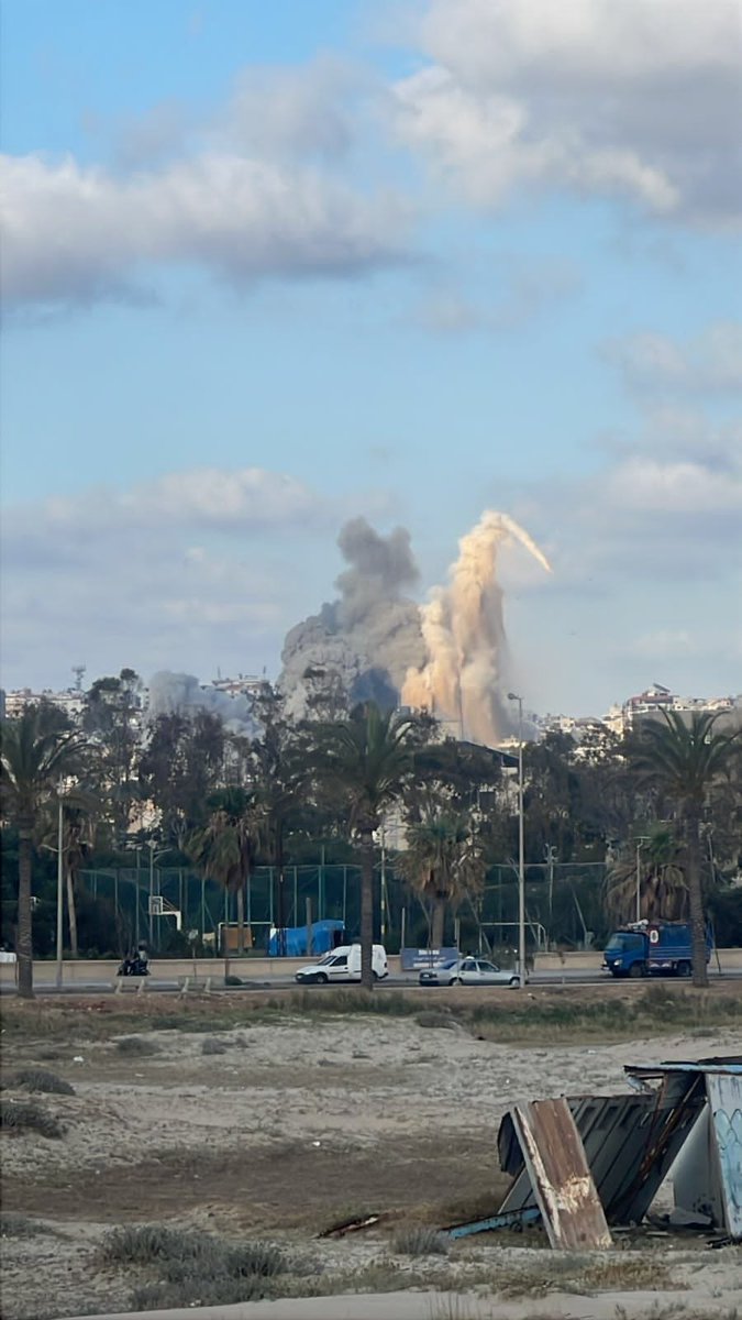 Airstrike targets Burj al-Shamali town