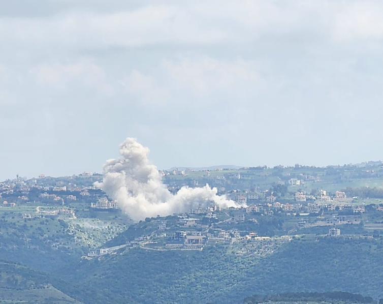 An airstrike targeted the town of Tulin.