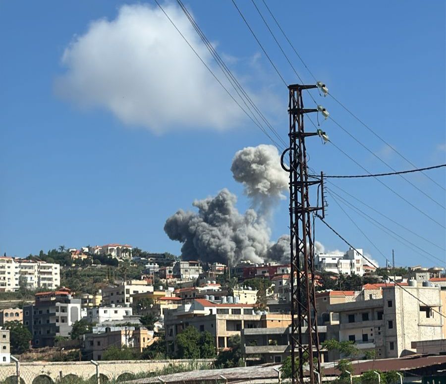 A raid targeted Al-Lubiya in the Sidon district.