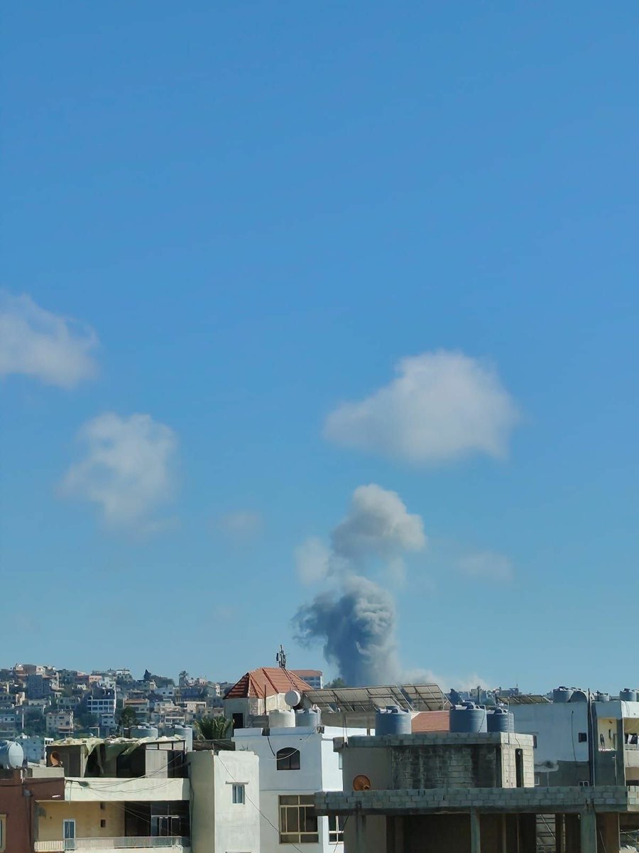 Airstrikes target towns and areas in Lebanon: Deir al-Zahrani, al-Lubiyah, outskirts of Arnoun al-Shaqif