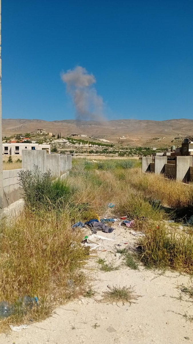 Celem izraelskich nalotów były wzgórza miasta Nahla w dystrykcie Baalbek.