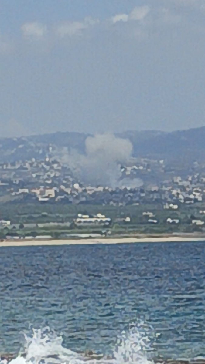 Air raid targeted Deir Qanun Ras al-Ain