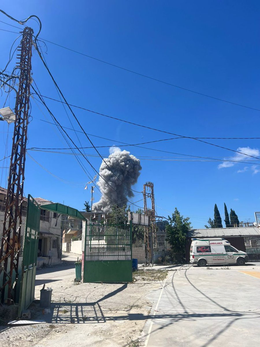 An airstrike targeted Kafr Sir